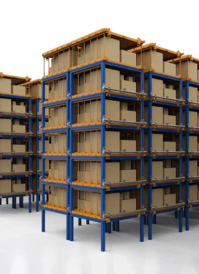 Warehouse shelving